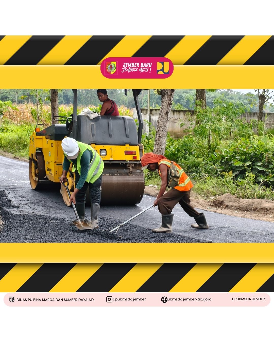dpubmsda-kabupaten-jember-tingkatkan-infrastruktur-jalan-di-ruas-kemuningsari-dusun-krajan-desa-glundengan-wuluhan-20251209