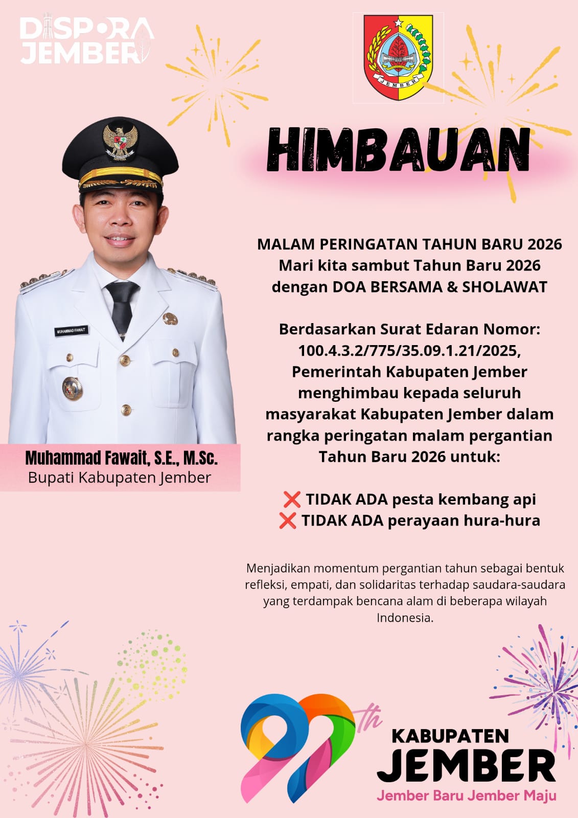 bupati-jember-ajak-rayakan-tahun-baru-2026-dengan-doa-bersama-larang-petasan-dan-kembang-api-demi-keselamatan-dan-solidaritas-20251231