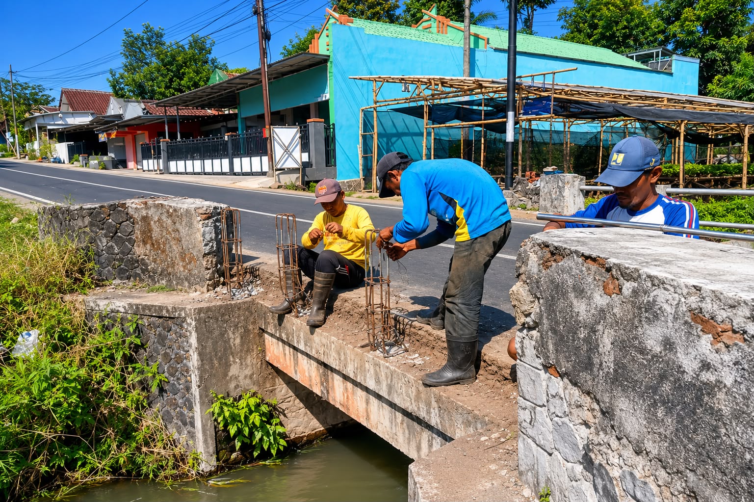 perkuat-keselamatan-pengguna-jalan-dpupr-jember-pasang-railling-dan-pembatas-jembatan-di-ruas-mayang-mumbulsari-20260701