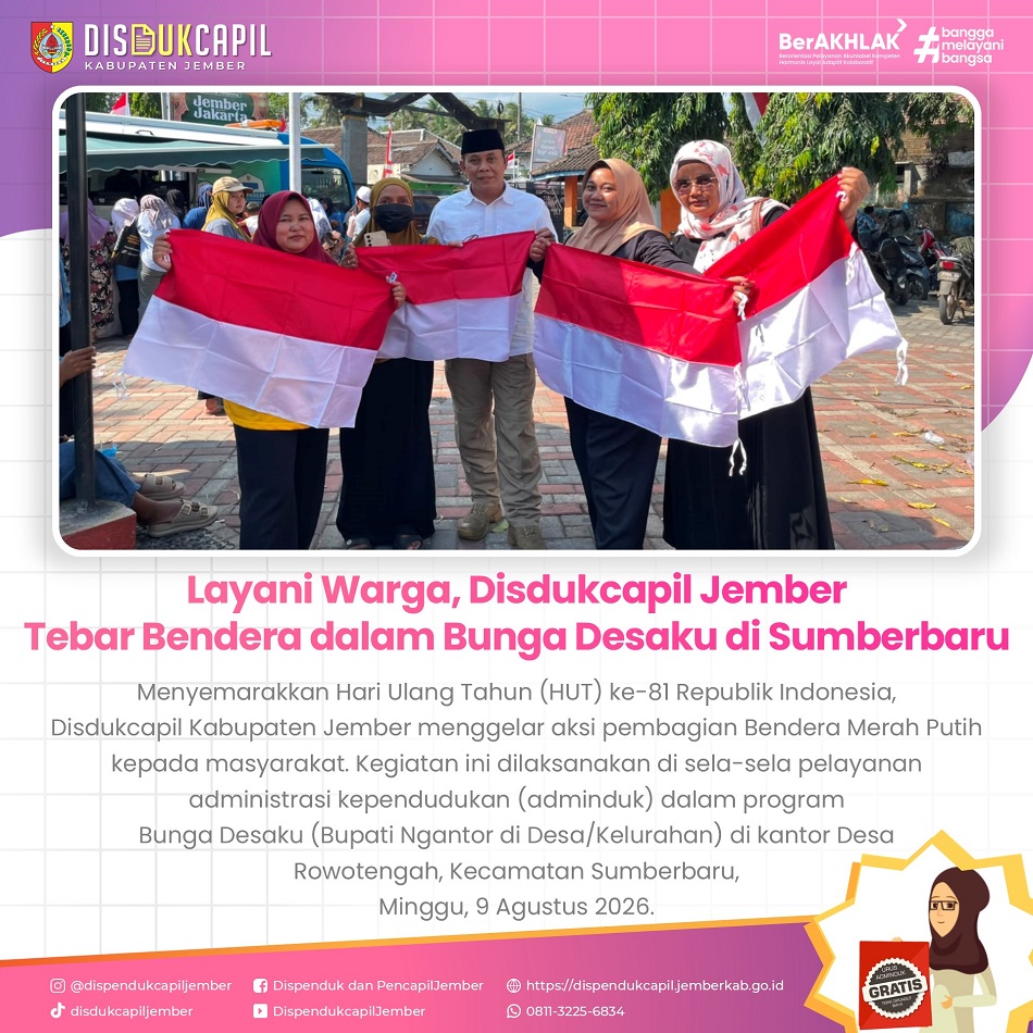 layani-warga-disdukcapil-jember-tebar-bendera-dalam-bunga-desaku-di-sumberbaru-20260819