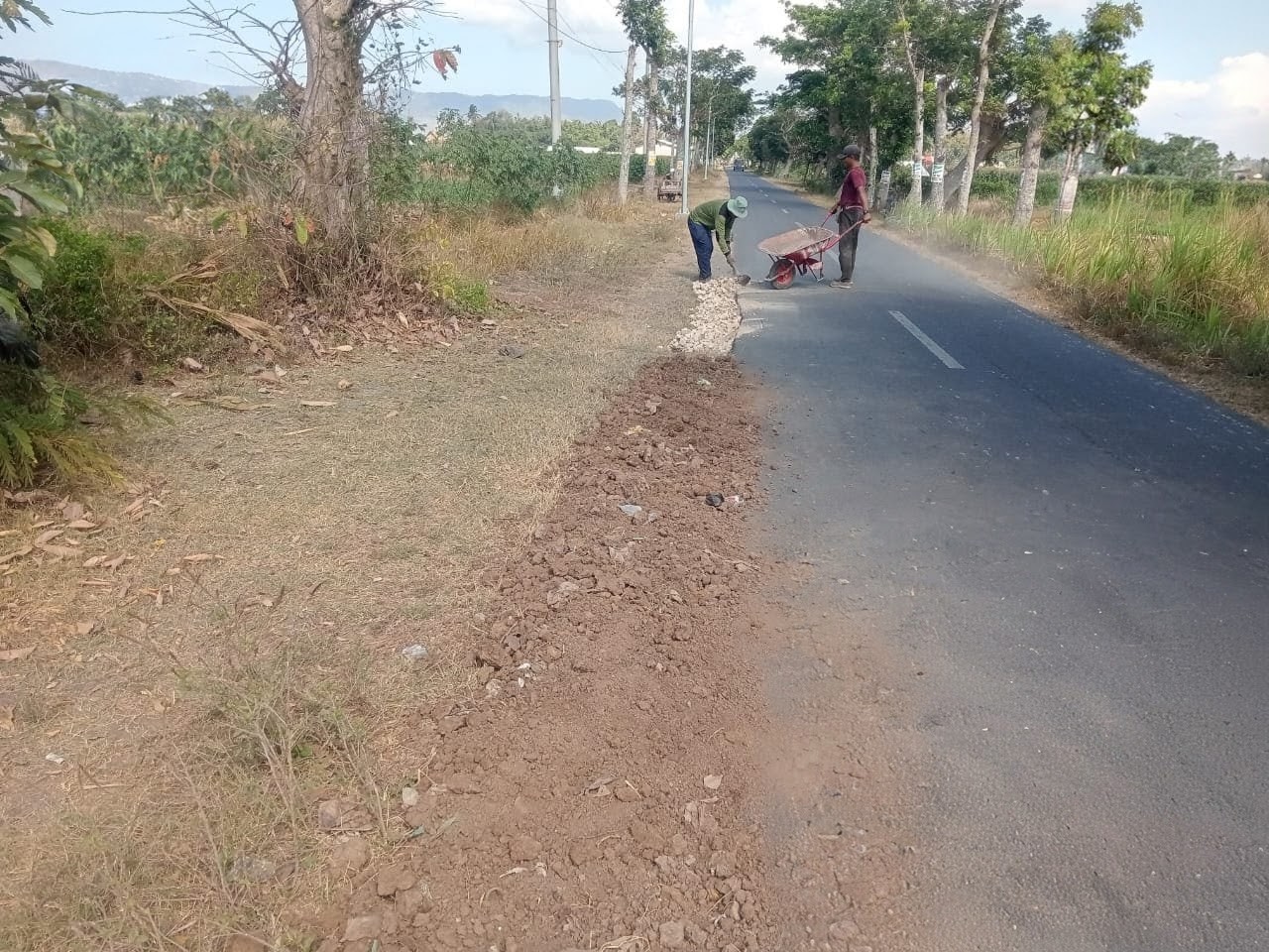 tingkatkan-keselamatan-pengendara-dpupr-jember-normalisasi-bahu-jalan-di-desa-kesilir-20260828